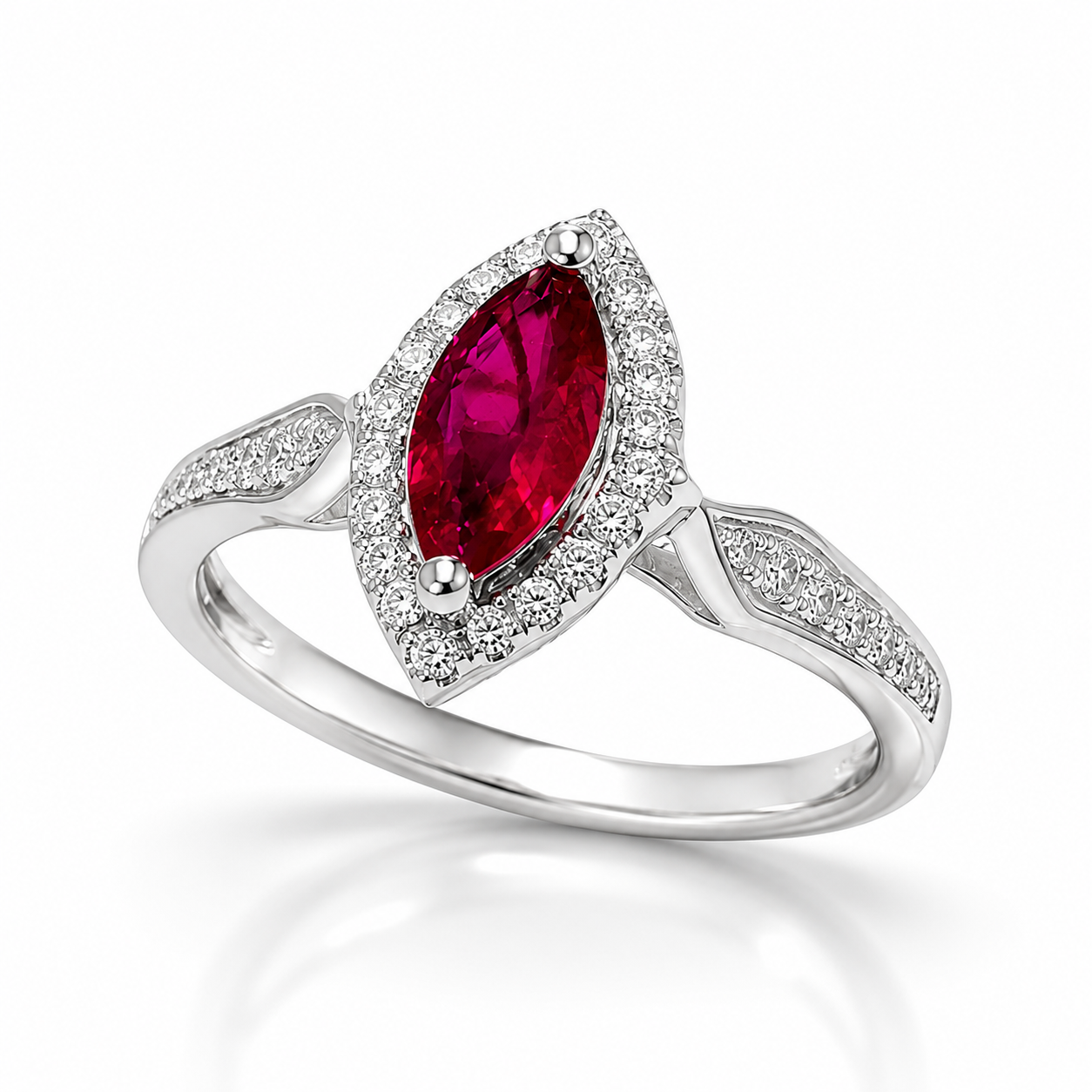 Marquise Ruby Ring