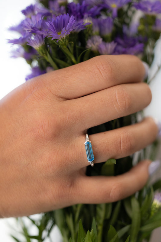 Blue Topaz Ring