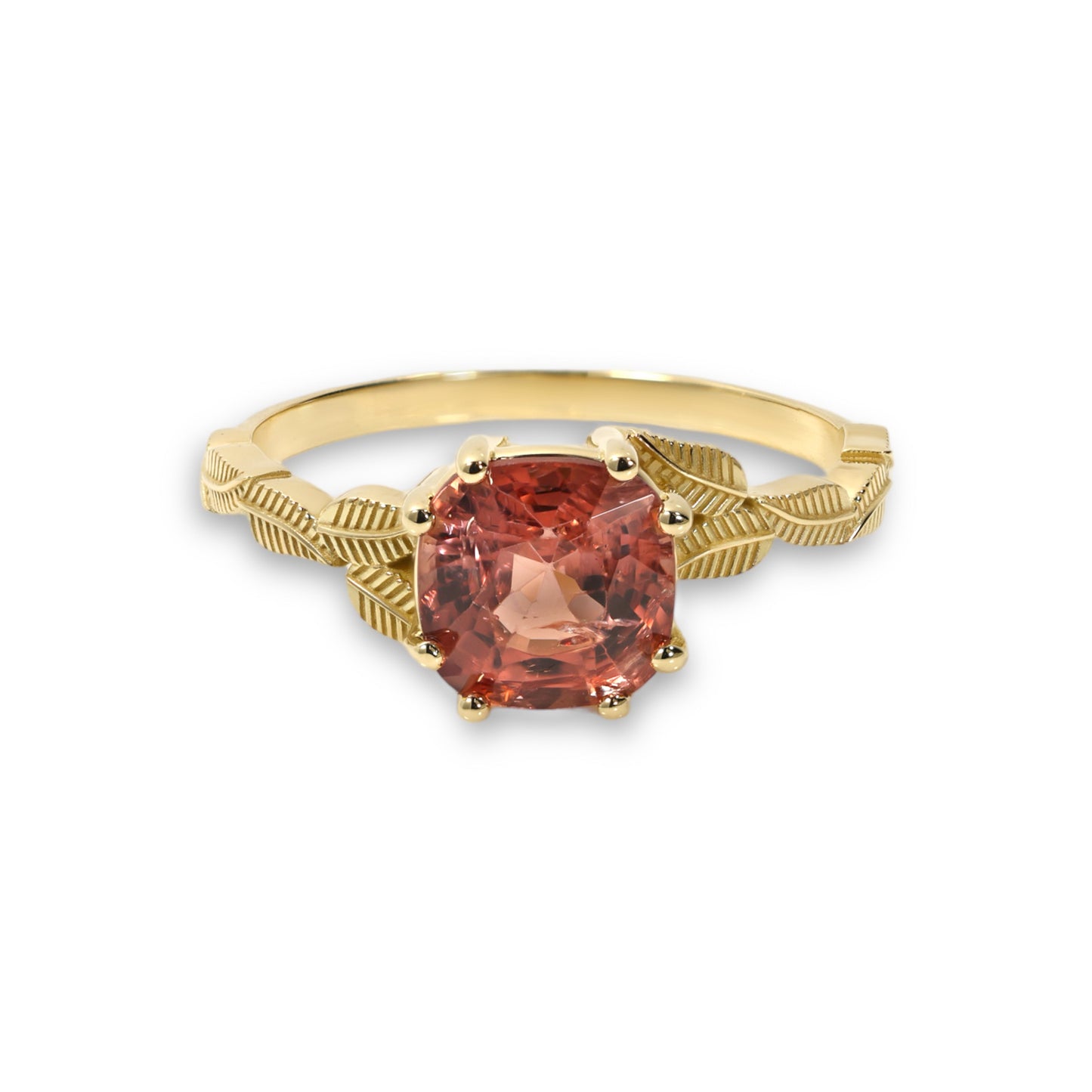 Spinel Gold Leaf Ring