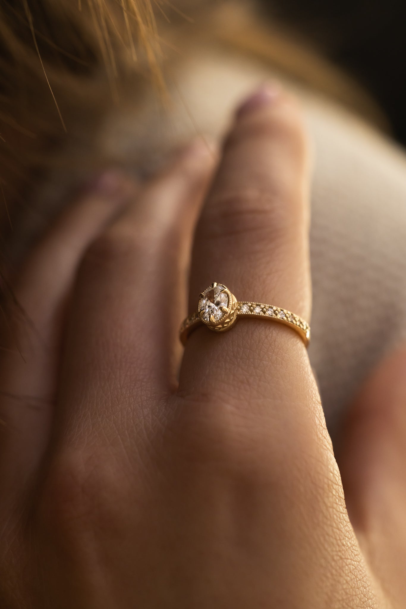 Oval Diamond Ring