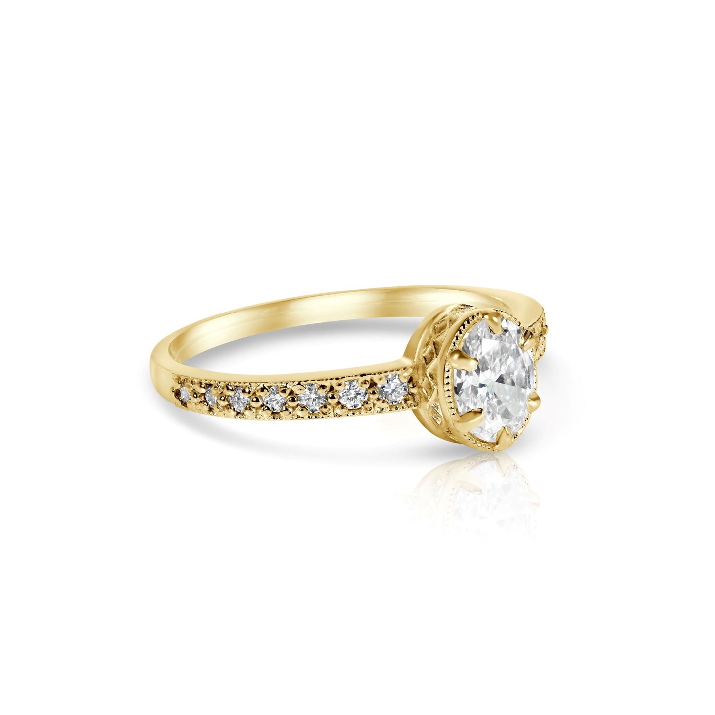 Oval Diamond Ring