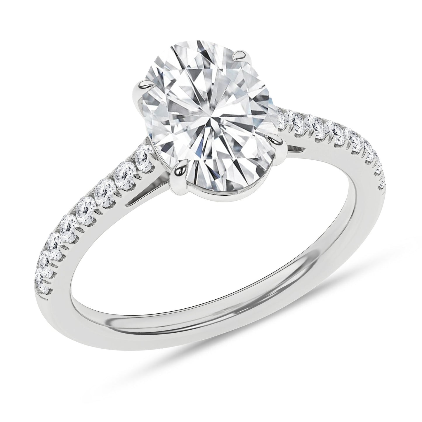 2 Carat Oval Diamond Ring