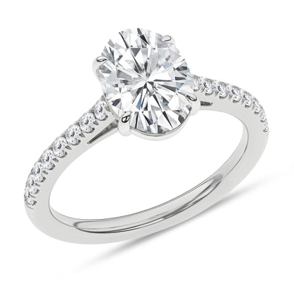 2 Carat Oval Diamond Ring