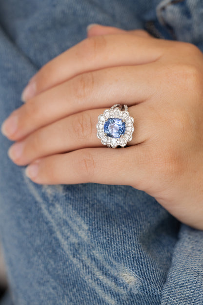5.08 Ct Blue Sapphire Ring