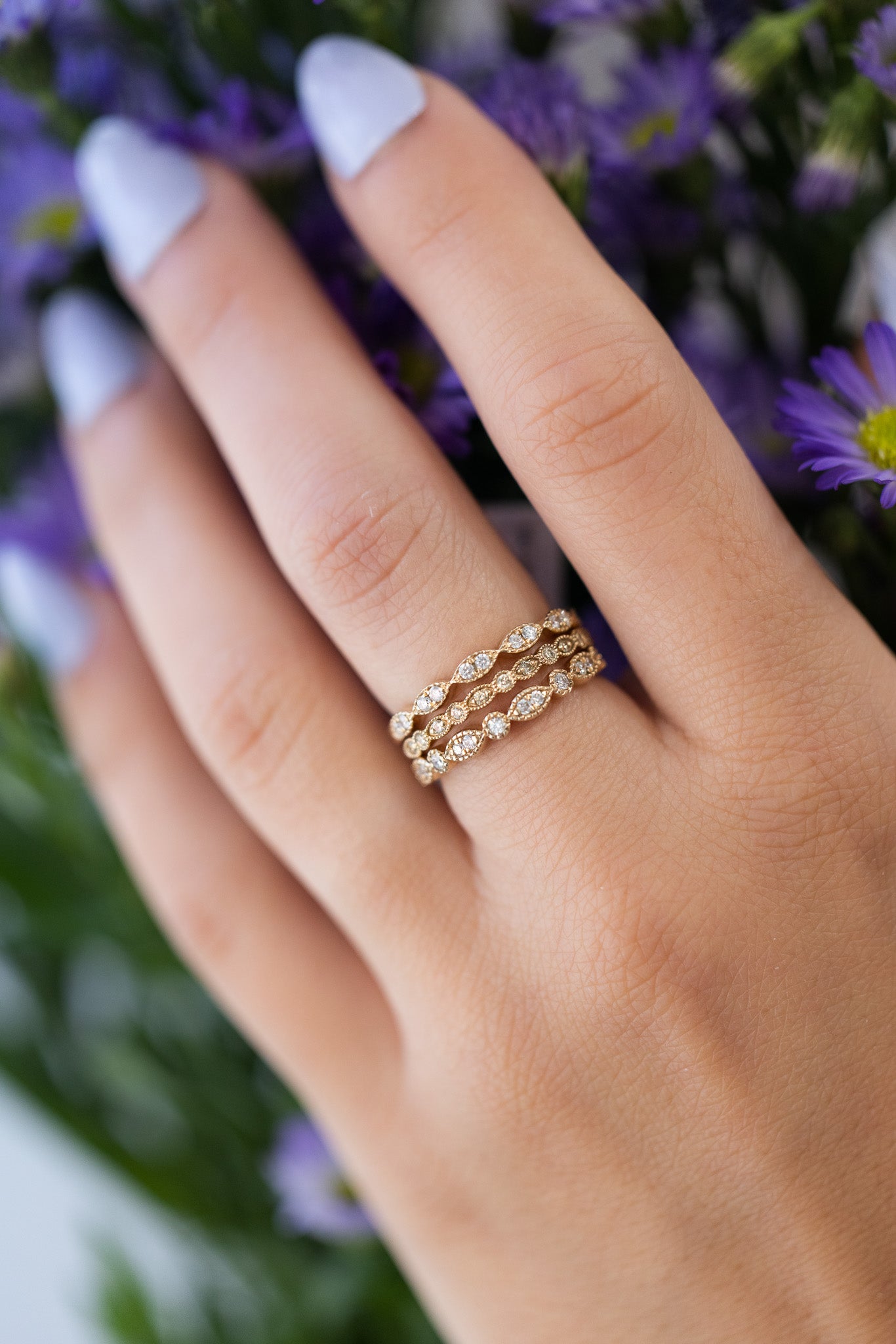 Yellow Gold Yellow Pod Stackable Ring - Minichiello Jewellers