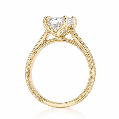 2.04 CT Radiant Lab-Grown Diamond Engagement Ring