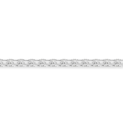 Emerald Cut Diamond Bracelet