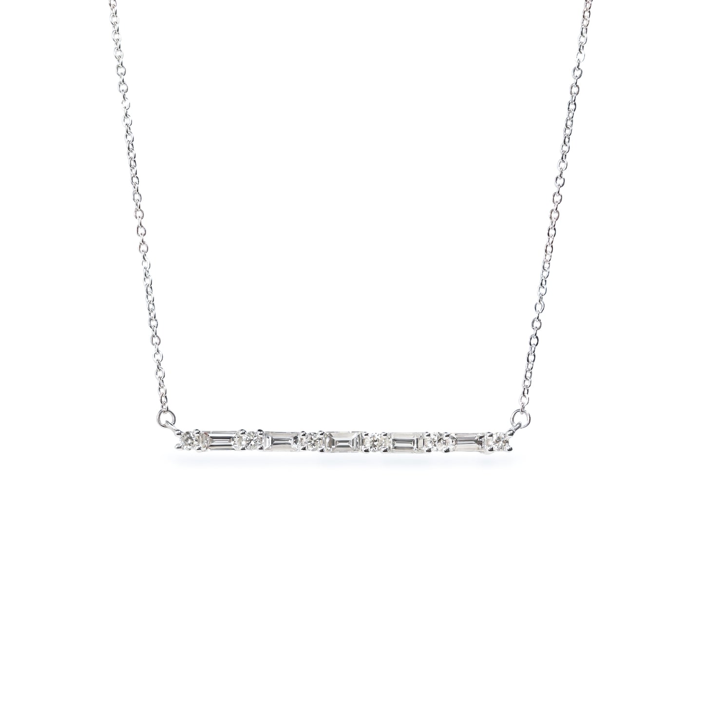 Baguette Bar Necklace