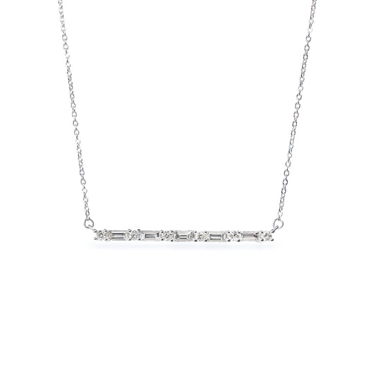 Baguette Bar Necklace