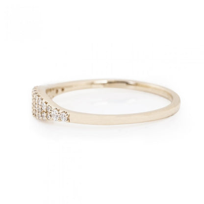 Signet Pave' Diamond Ring