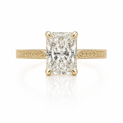 2.04 CT Radiant Lab-Grown Diamond Engagement Ring