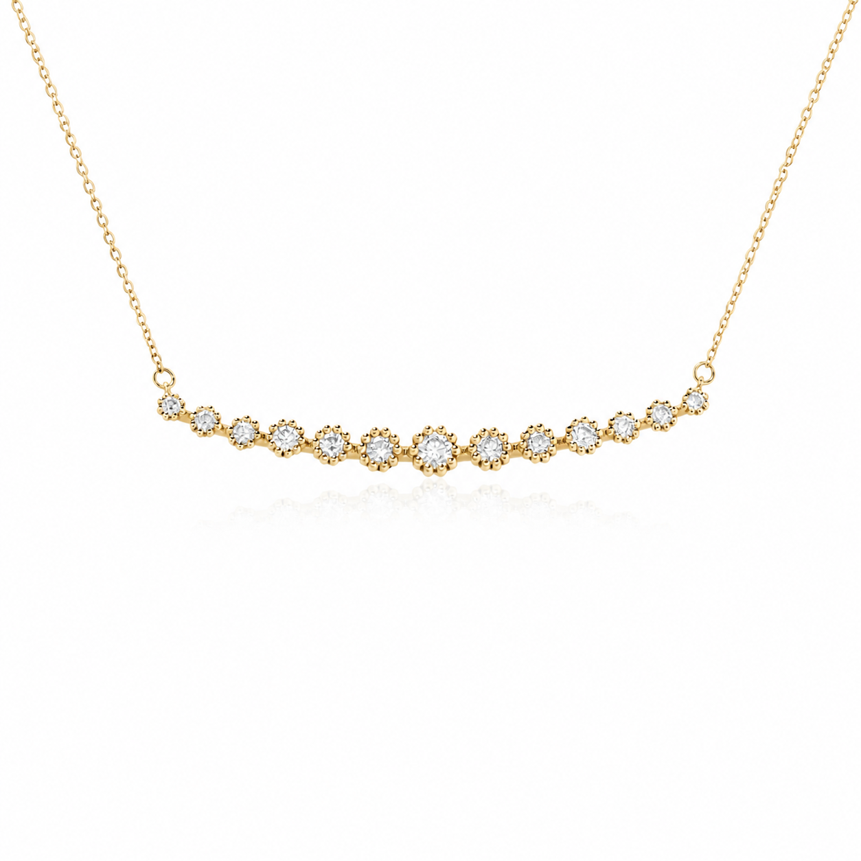 Diamond Row Necklace