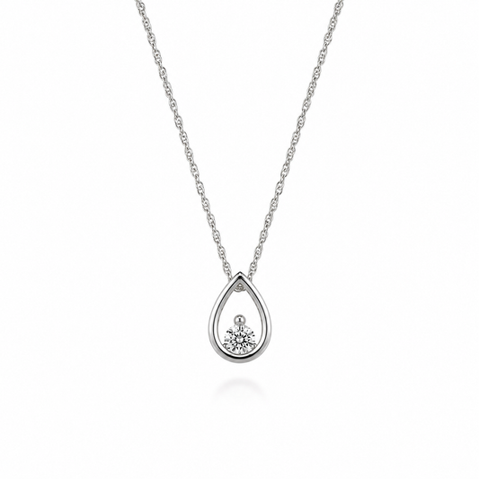 Raindrop Diamond Necklace