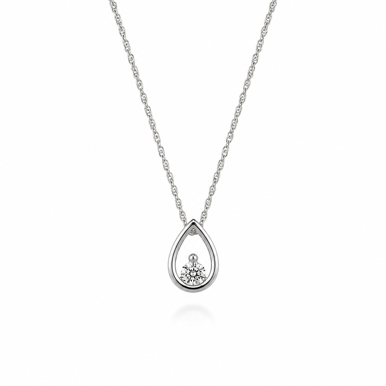 Raindrop Diamond Necklace