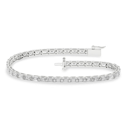 Emerald Cut Diamond Bracelet