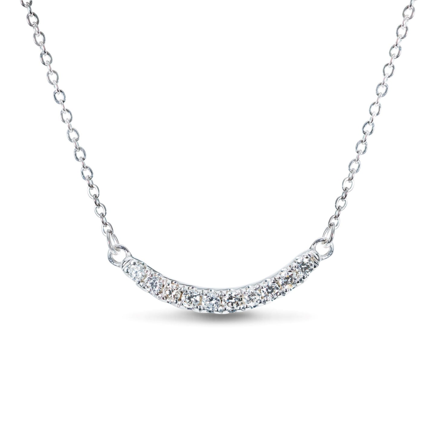 Mini Curved Bar Necklace